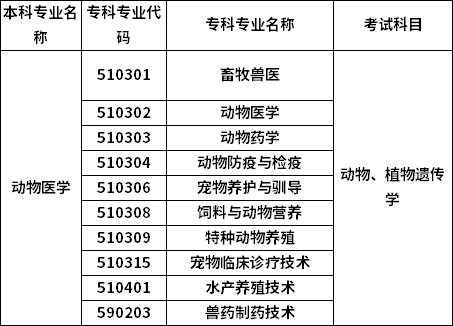 招生專業
