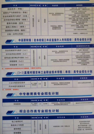 長嶺職教中心專業