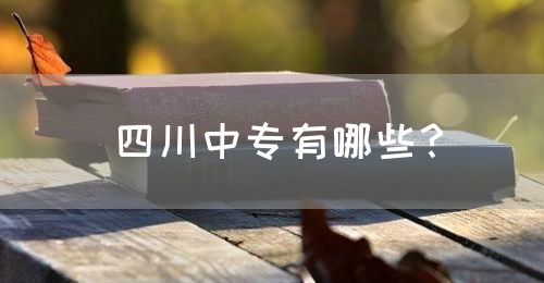 四川中專有哪些？(圖1)