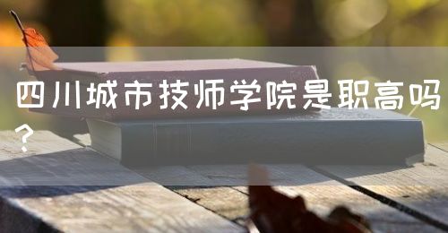四川城市技師學院是職高嗎？(圖1)