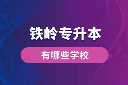 鐵嶺專升本有哪些學校？