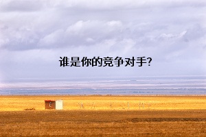 誰是你的競爭對手？
