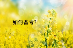 如何備考？